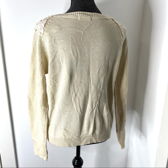 Blu Pepper Crochet Knit Sweater - Picture 7 of 11